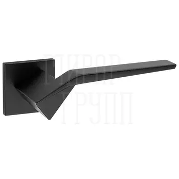 Дверная ручка на квадратной розетке Fimet 'Origami' 1210 (213) черный