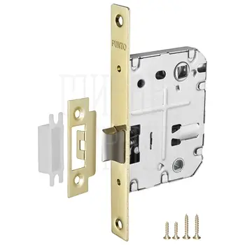 Защелка врезная Punto (Пунто) L72-50 золото