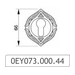 Накладки дверные под цилиндр Mestre OE 073 (CYL), схема