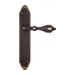 Дверная ручка Venezia "ANAFESTO" на планке PL90, темная бронза