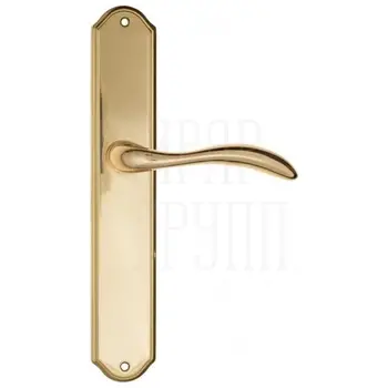 Дверная ручка Fratelli Cattini 'LUCCIA' на планке PL02 полированная латунь