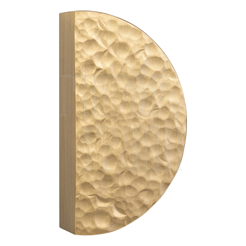 Мебельная ручка-скоба CORONA mod. '0051' 64 76x38x22.3 mm матовая латунь