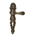Дверная ручка Venezia 'FENICE' на планке PL92, матовая бронза (cyl)
