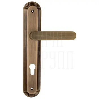 Дверная ручка Fratelli Cattini 'PIPPA' на планке PL288 матовая бронза (cyl)