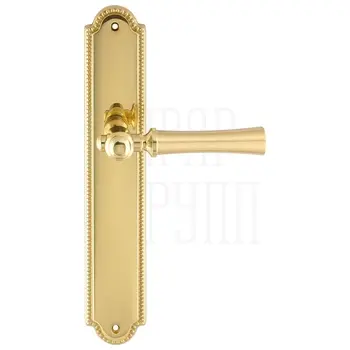 Дверная ручка Extreza 'DEZI' (Дези) 309 на планке PL03 полированное золото