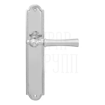 Дверная ручка на планке Melodia 283/458 'Carlo' матовый хром