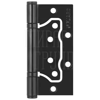 Петля Fuaro (Фуаро) универсальная без врезки IN4500W WAB (500-2BB 100x25) матовый черный