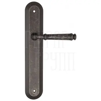 Дверная ручка Fratelli Cattini 'FARFALLA' на планке PL288 античное серебро