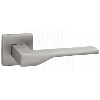 Дверные ручки Puerto (Пуэрто) INAL 537-03 на квадратной розетке матовый никель