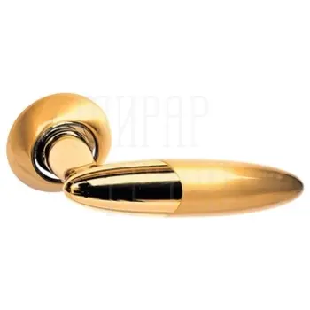 Дверные ручки на круглой розетке Archie S010 113 матовое золото
