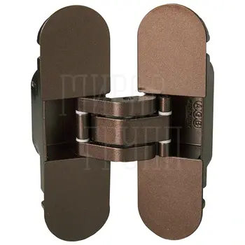 E30200.85.* AGB (АГБ) петля скрытая ECLIPSE 2.2 (4 накладки в комплекте), 60 кг бронза