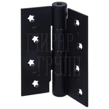 Дверная петля пружинная односторонняя ALDEGHI CODE 88 AZ 101-35 101x35 черный