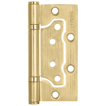 Петля Punto (Пунто) универсальная без врезки IN4200W-HD (200-2B/HD 100x25) матовое золото