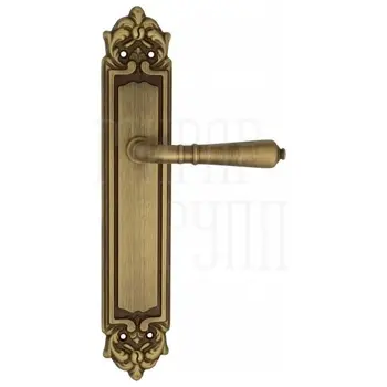 Дверная ручка Venezia 'VIGNOLE' на планке PL96 матовая бронза