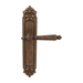 Дверная ручка на планке Melodia 235/229 'Mirella', античная бронза