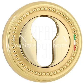 Накладка дверная под цилиндр Extreza CYL R03 полированная латунь