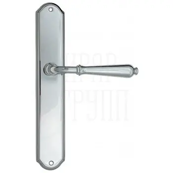 Дверная ручка Venezia 'CLASSIC' на планке PL02 полированный хром