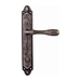 Дверная ручка на планке Melodia 294/158 'Beta', античное серебро (wc)