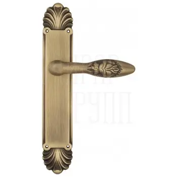 Дверная ручка Venezia 'CASANOVA' на планке PL87 матовая бронза 