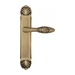 Дверная ручка Venezia "CASANOVA" на планке PL87, матовая бронза 