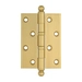 Дверная петля универсальная латунная с круглым колпачком Venezia CRS010, французское золото