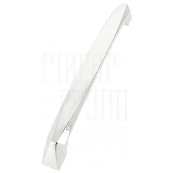 Ручка дверная скоба Extreza Hi-tech 'Elio' (Элио) 109 (275/245 mm) полированный хром
