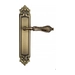Дверная ручка Venezia "MONTE CRISTO" на планке PL96, матовая бронза