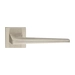 Дверная ручка Extreza Hi-Tech "ALIOT" (Алиот) 129 на квадратной розетке R15, матовый никель