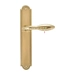 Дверная ручка Extreza "MIREL" (Мирель) 316 на планке PL03, полированное золото