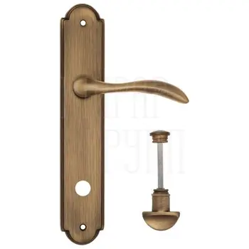 Дверная ручка Fratelli Cattini 'LUCCIA' на планке PL257 матовая бронза (wc-2)