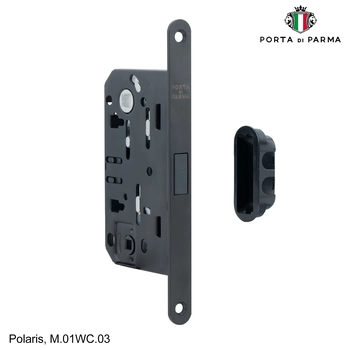 Защелка врезная магнитная под фиксатор PORTA DI PARMA Polaris чёрный