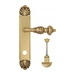 Дверная ручка Venezia "LUCRECIA" на планке PL87, французское золото (wc)
