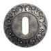 Накладка дверная под ключ буратино Venezia KEY-1 D4, античное серебро