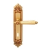 Дверная ручка на планке Melodia 246/229 'Nike', французское золото (key)