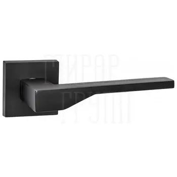 Дверные ручки Puerto (Пуэрто) INAL 537-03 на квадратной розетке черный