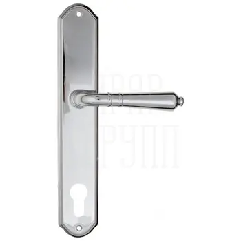 Дверная ручка Fratelli Cattini 'TOSCANA' на планке PL02 полированный хром (cyl)
