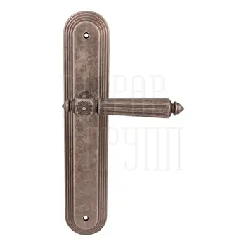 Дверная ручка на планке Melodia 246/235 'Nike' античное серебро