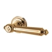Дверная ручка Armadillo на круглой розетке 'Matador' CL4, золото 24к