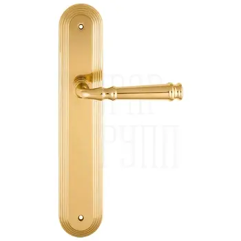 Дверная ручка Extreza 'BONO' (Боно) 328 на планке PL05 полированное золото
