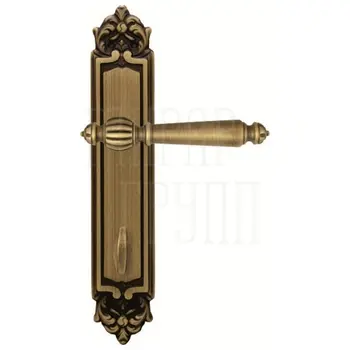Дверная ручка на планке Melodia 235/229 'Mirella' матовая бронза (wc)