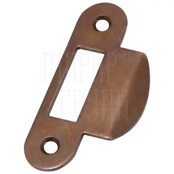 Ответная планка AGB с загнутым язычком (для тихого замка Evolution и стандартных дверей нефальцованных) бронза