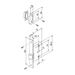 Защелка врезная Fuaro (Фуаро) F72-50, схема