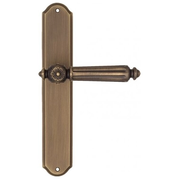Дверная ручка Fratelli Cattini 'TORCELLO' на планке PL02 матовая бронза