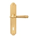 Дверная ручка на планке Melodia 102/458 'Veronica', полированная латунь (key)