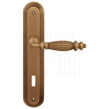 Дверная ручка на планке Melodia 404/235 'Siena' матовая бронза (key)