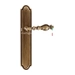 Дверная ручка Extreza "EVITA" (Эвита) 301 на планке PL03, матовая бронза
