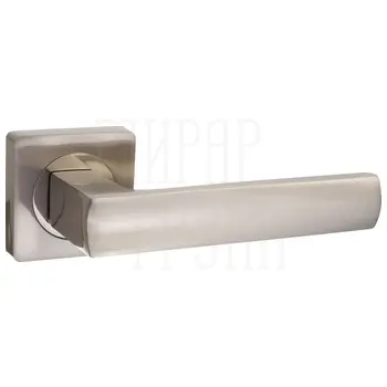 Дверные ручки Puerto (Пуэрто) INAL 527-02 на квадратной розетке матовый никель