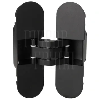 E30200.85.* AGB (АГБ) петля скрытая ECLIPSE 2.2 (4 накладки в комплекте), 60 кг черный