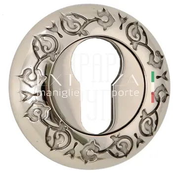 Накладка дверная под цилиндр Extreza CYL R04 полированный никель