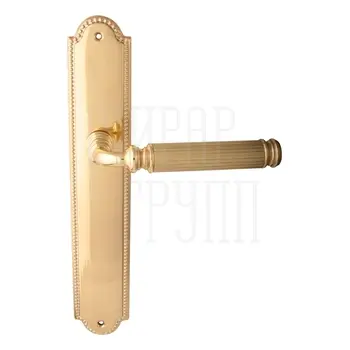 Дверная ручка на планке Melodia 290/458 'Ranja' полированная латунь